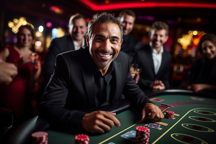 Live blackjack table at dewa77 login with dealer and player cards visible
